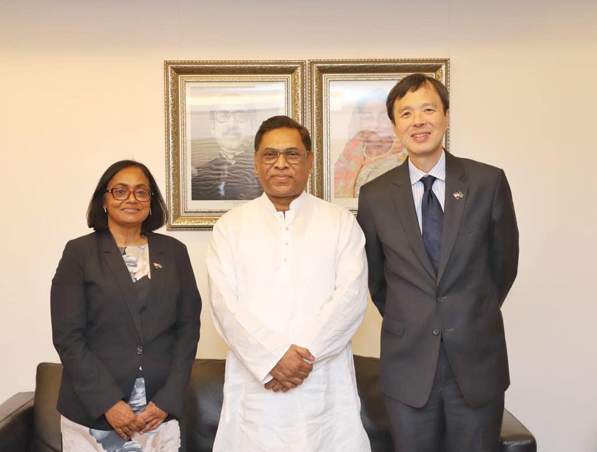 #Singapore keen to work with 🇧🇩 on #RenewableEnergy, 🇸🇬 envoy told SM @NasrulHamid_MP during a meeting earlier today. They also discussed nuclear, smart grid, data center, LPG and LNG, storage systems, refinery, automation, and electricity trading.
News 👇
bssnews.net/news/187475