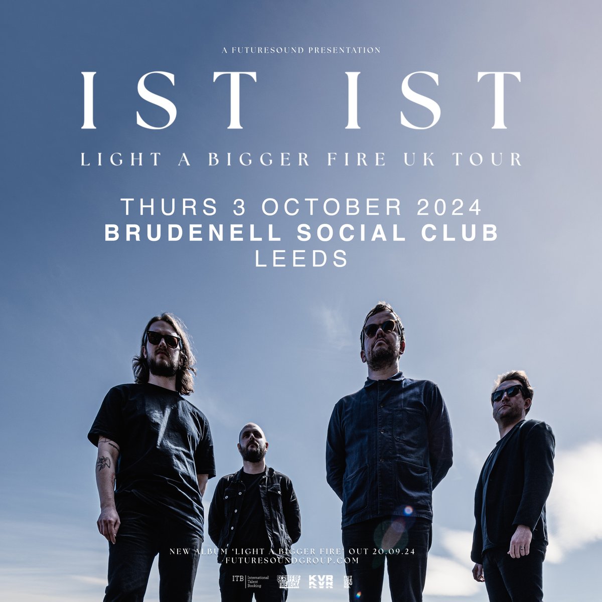 JUST ANNOUNCED - Manchester outfit @ististmusic pay us a visit here at The Brudenell on 3rd October! 🙌 Tickets go on sale this Friday @ 10AM. 👇 ➡️ bit.ly/ISTIST-Lds