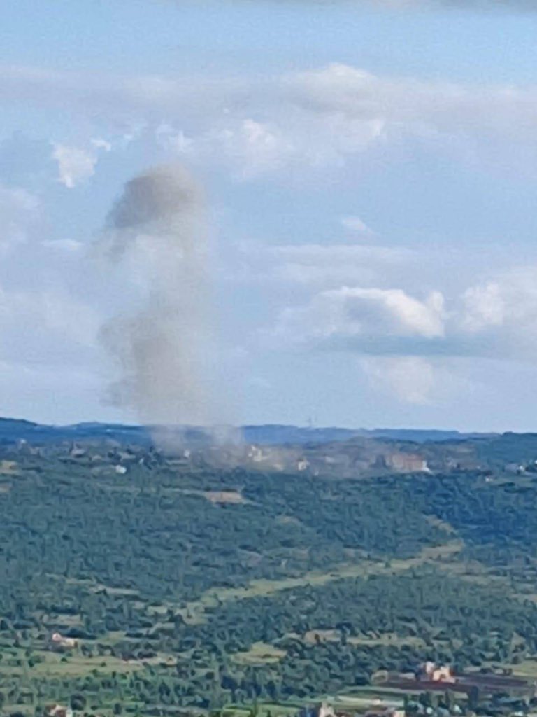 An Israeli airstrike targeted a house in the town of Aita al Shaab south Lebanon