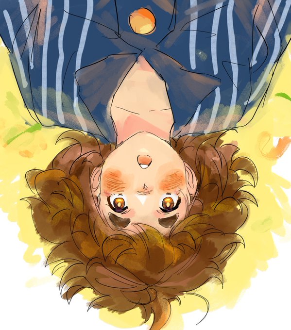 「lying upside-down」 illustration images(Latest)