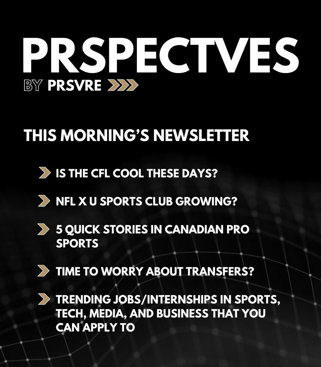 College Sports Stories. Pro Sports Stories. Jobs. We didn’t miss 🎯 Subscribe to PRSPECTVES: prsvre.substack.com