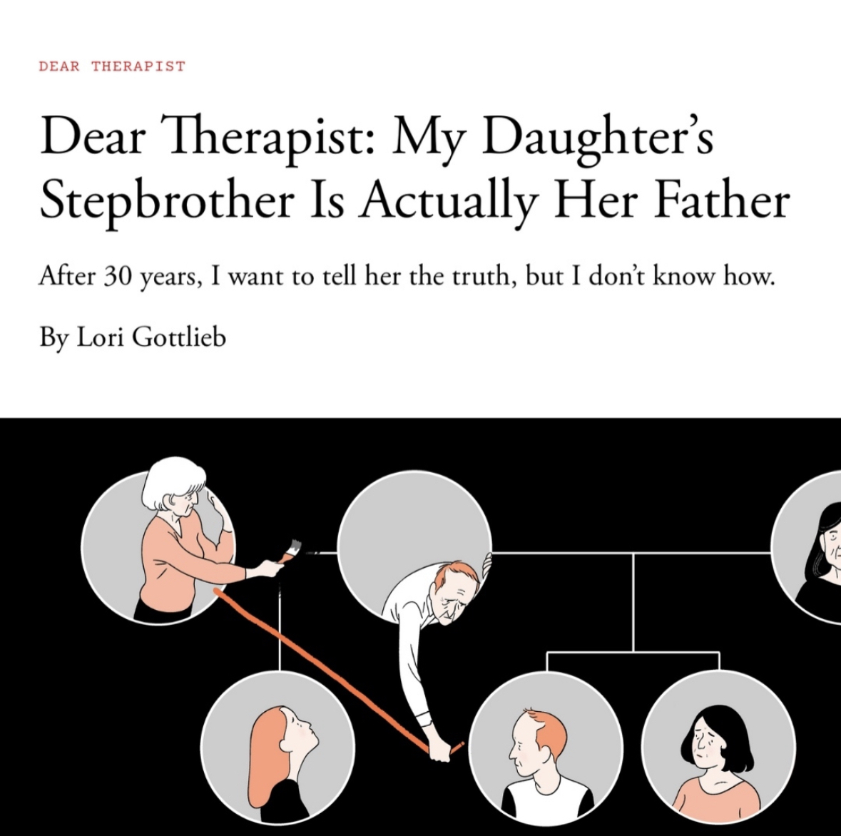 'Family secrets have a way of being felt even if they’re unspoken.' That's why keeping family secrets, even with good intentions, makes children feel less safe than they would if they knew the truth. My advice on how to air the truth @theatlantic ➡️bit.ly/44ovwh3