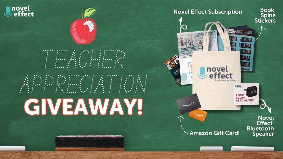 We love celebrating teachers (and librarians!) Enter to win this giveaway for yourself or a friend! 🍎FOLLOW us! 🍎Comment your favorite read-aloud! 🍎LIKE and RETWEET!