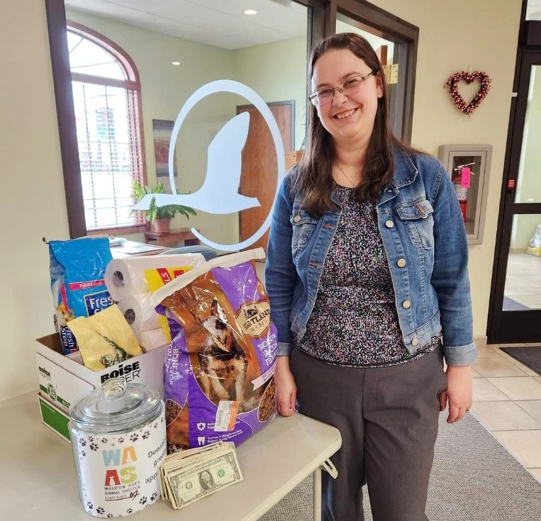 Waupun office collected donations and supplies for the Waupun Area Animal Shelter! The shelter is an organization dedicated to responsible and humane handling of strays and unwanted pets in the city of Waupun and surrounding areas. #BanksPowerWI #banklocal #communitybanking