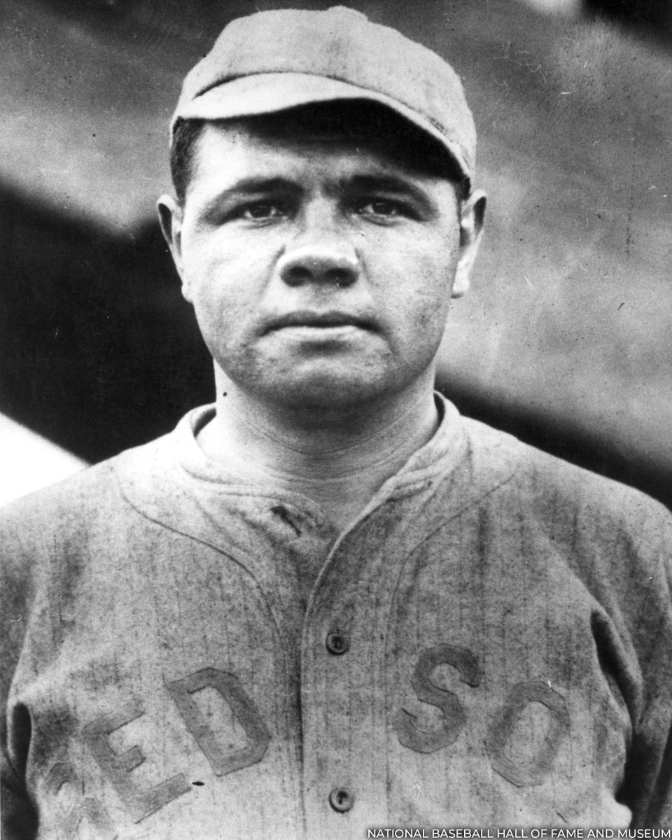 Babe Ruth hit the first of his 714 home runs #OTD in 1915, starting his arc as a two-way star. In that same game, the @RedSox pitcher threw 12.1 innings while going 3-for-5 at the plate. ow.ly/mVrX50Rxe1a