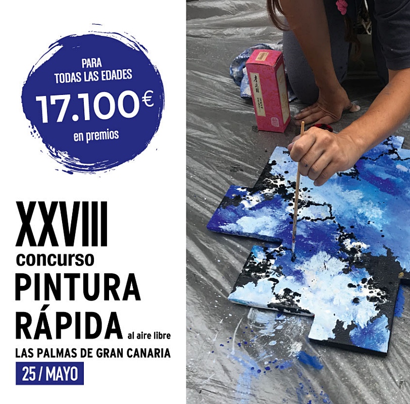 #concursodepintura 🎨 👩‍🎨Anímate a participar en el XXVIII Concurso de Pintura Rápida al Aire Libre, el sábado 25 de mayo, 17.100 € en premios. Tema, estilo y técnica libres. 🧑‍🎨Para todas las edades 👨‍👩‍👦 Información e inscripción 👇 lnkd.in/gEyBUqMf ☎️ 928 297 083