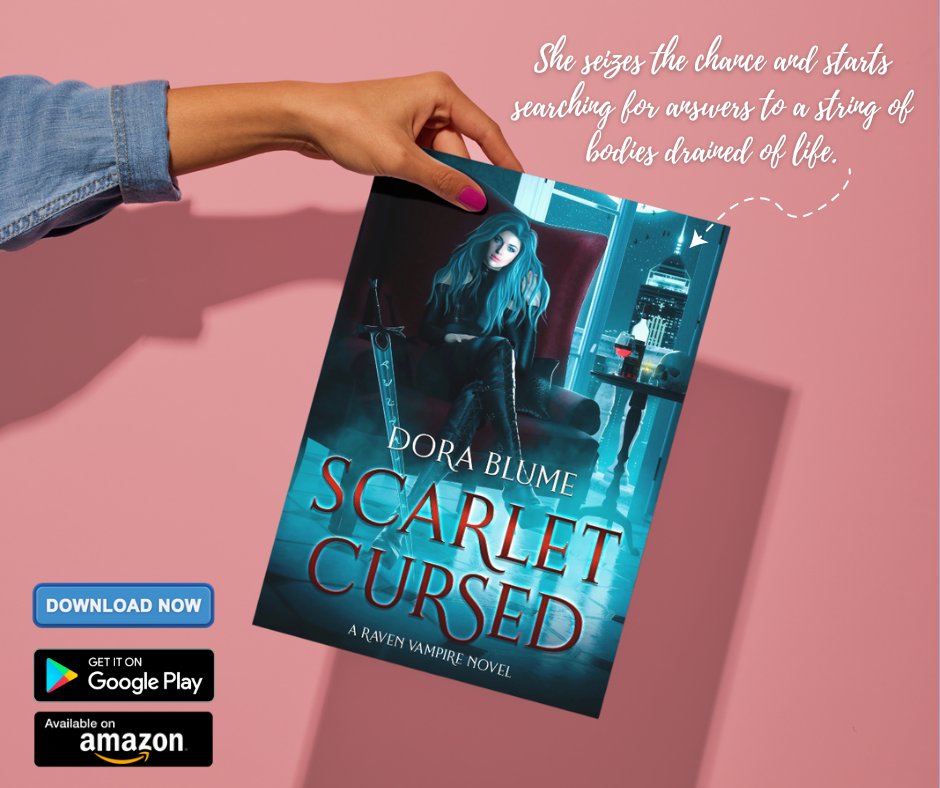 Scarlet Cursed kicks off the heart-racing Raven Vampire Assassin urban fantasy series. 

Purchase Scarlet Cursed today to delve into this captivating story!

Link: books2read.com/Scarlet-Cursed

#ScarletCursed #RavenVampireSeries #Bookfair #Fantasy #ReverseHarem #Romance