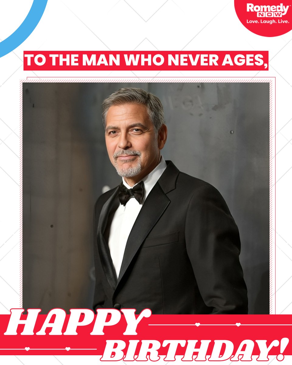 Here’s to you getting younger every year. Happy Birthday, George Clooney! ❤️

#GeorgeClooney #TheLegendBirthday #TopActor #NeverGettignOld #SpotlightOfTheDay #Movies #Hollywood #Birthday