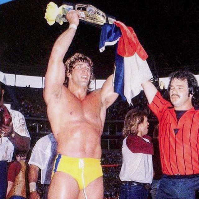5/6/1984

Kerry Von Erich defeated Ric Flair to become the new NWA World Heavyweight Champion at the David Von Erich Memorial Parade Of Champions from Texas Stadium in Irving, Texas.

#WCCW #WCW #NWA #ParadeOfChampions #KerryVonErich #RicFlair #NWAWorldHeavyweightChampionship