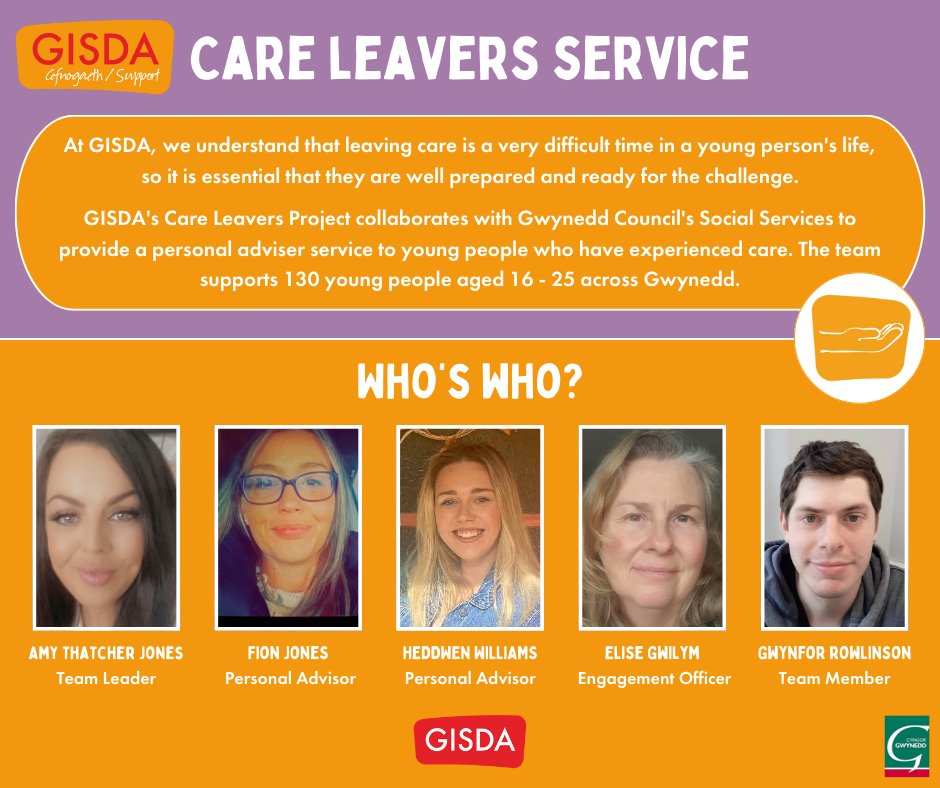 Supporting young care leavers: #GISDA & Gwynedd Council provide personal advisors for young people aged 16-25 in #Gwynedd to help them on their journey to independence. Learn more: tinyurl.com/Care-Leavers-P…

@CyngorGwynedd

#CareLeavers #Support