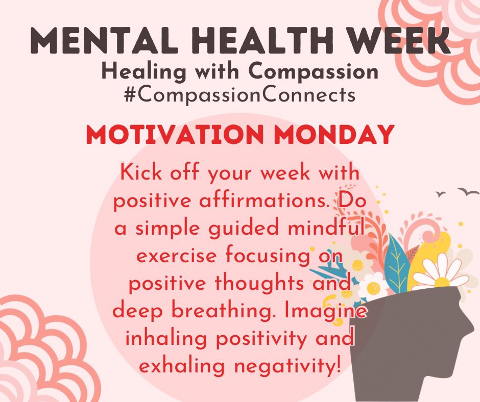 Carmela La Rosa (@larosa_tcdsb) on Twitter photo Kicking off #MentalHealthWeek with a reminder to prioritize self-care. Take a moment today to breathe deeply, practice gratitude, and show yourself some kindness.#CompassionConnects #TCDSBWalkinginWellness #TCDSBMHW2024 <a href="/TCDSB/">Toronto Catholic District School Board</a> <a href="/SMHO_SMSO/">School Mental Health Ontario</a> <a href="/MHCC_/">Mental Health Commission of Canada</a> Kicking off #MentalHealthWeek with a reminder to prioritize self-care. Take a moment today to breathe deeply, practice gratitude, and show yourself some kindness.#CompassionConnects #TCDSBWalkinginWellness #TCDSBMHW2024 <a href="/TCDSB/">Toronto Catholic District School Board</a> <a href="/SMHO_SMSO/">School Mental Health Ontario</a> <a href="/MHCC_/">Mental Health Commission of Canada</a>