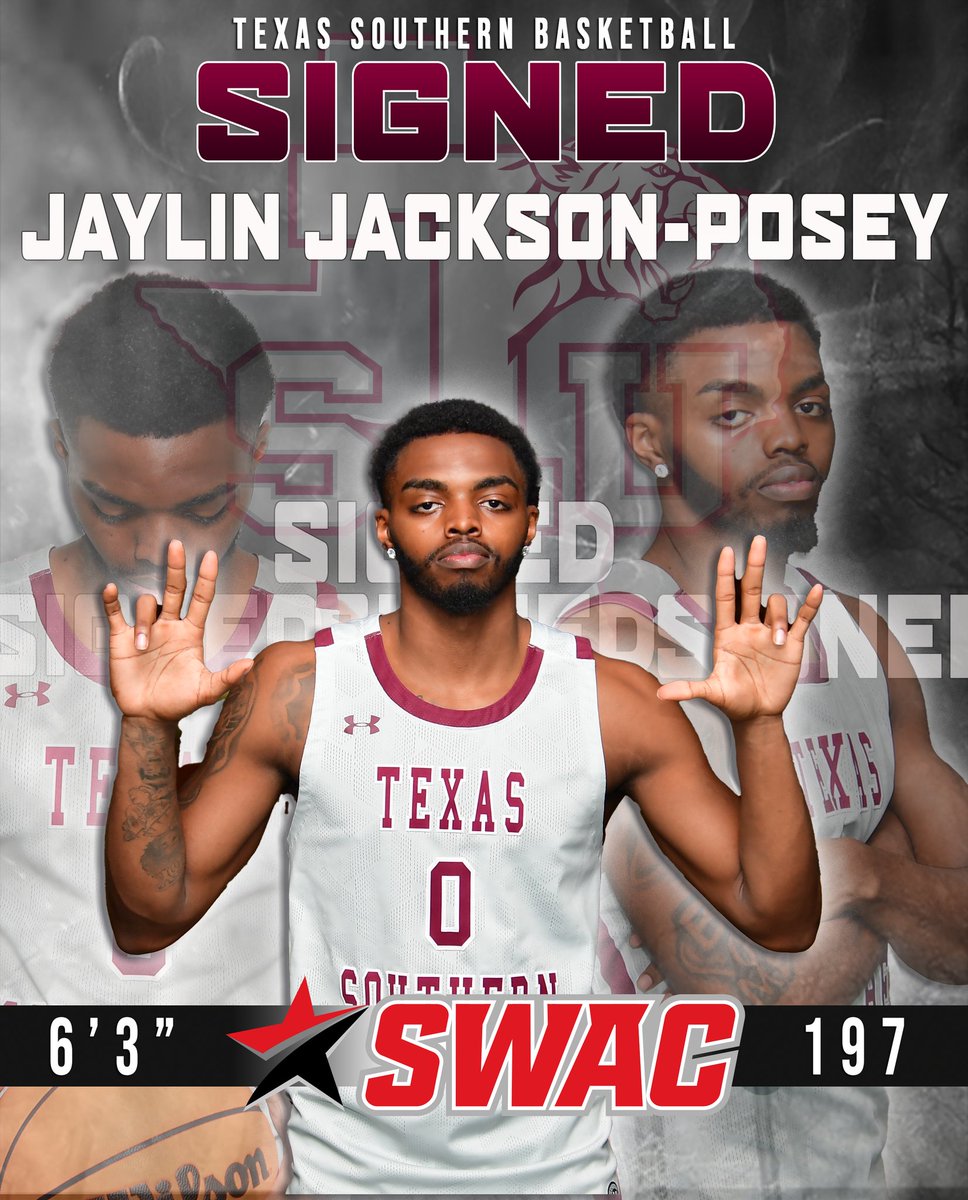 Tiger fans, lets give a warm welcome to our new basketball signee Jaylin Jackson-Posey from Dallas, TX , Welcome to Texas Southern University #BeLegendary #GoTigers #TexasSouthernBasketball #TSUProud