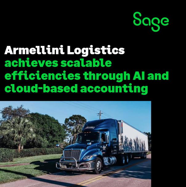 Multi-entity group Armellini Logistics manages logistics across 43 states. It uses Sage Intacct and Lockstep to consolidate entity financials with its logistic systems. 1sa.ge/jcvn50RxlpG