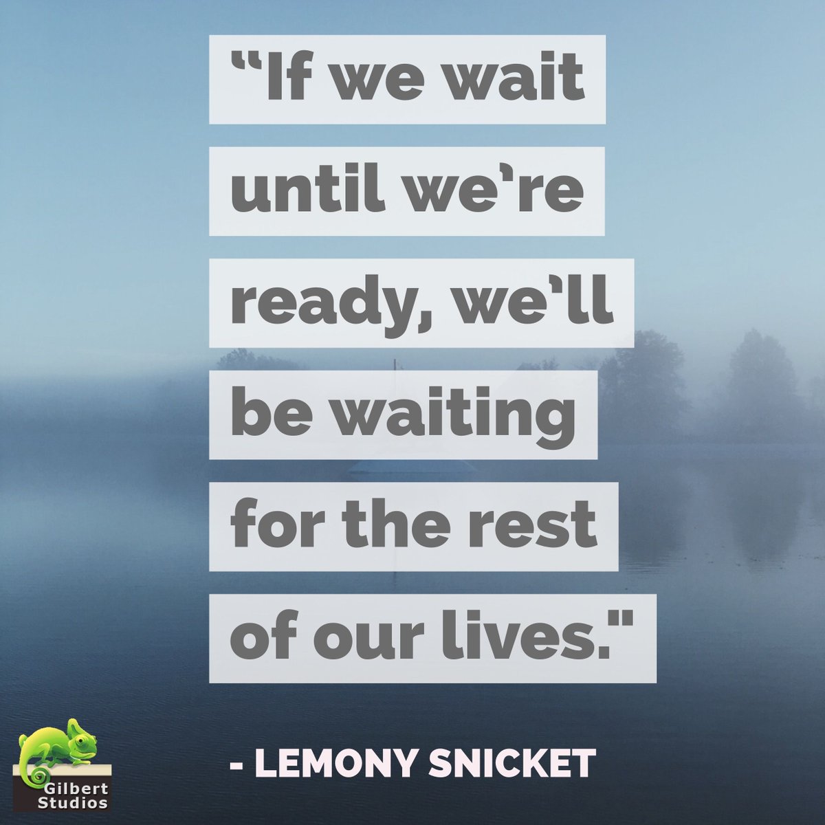 “If we wait until we’re ready, we’ll be waiting for the rest of our lives.” - Lemony Snicket #quote #MotivationMonday #smallbusiness #businesstips #business101 #entrepreneur #marketing #networking #virtualevents