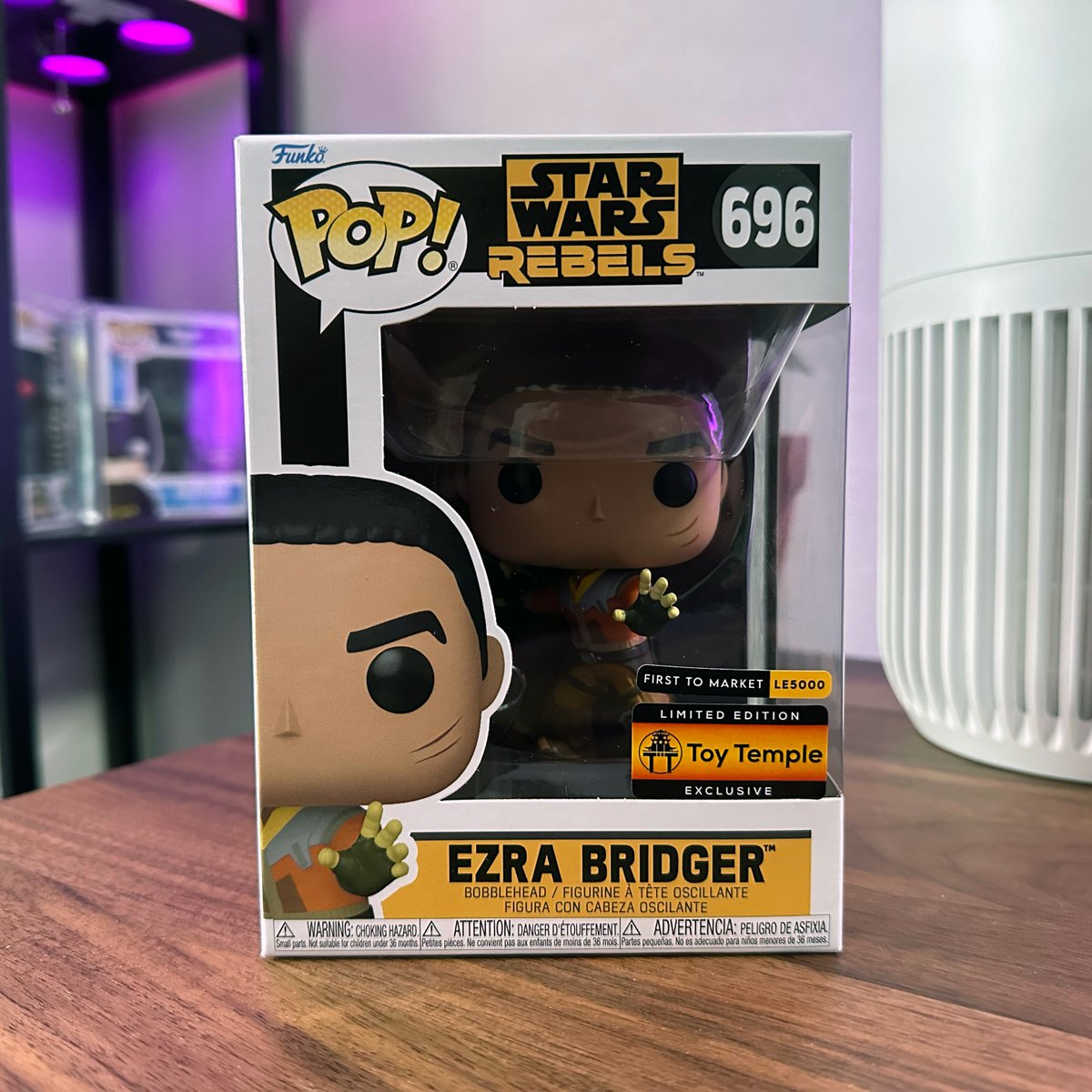 It's here! My Toy Temple Ezra Bridger Funko Pop! has arrived, complete with the exclusive First to Market LE5000 sticker.

#StarWars #StarWarsRebels #Funko #FunkoPop #FunkoPops #FunkoPopVinyl #Pop #PopVinyl #FunkoCollector #Collectible #Collectibles #Toy #Toys #FunkoFinderz