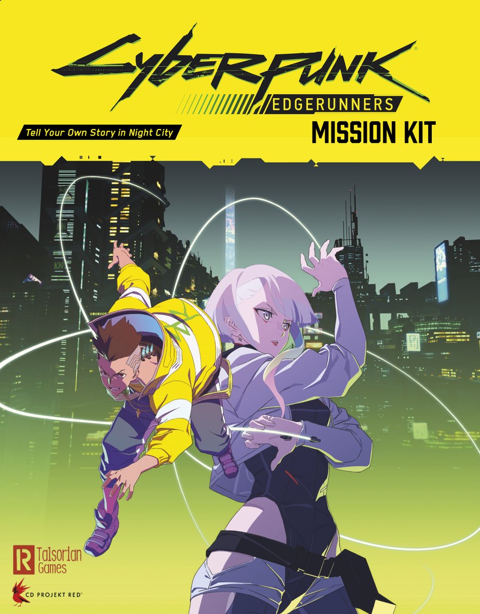 The long awaited Cyberpunk: Edgerunners Mission Kit for Cyberpunk Red, created in conjunction with @CDPROJEKTRED is now going to print! Full information: rtalsoriangames.com/2024/05/06/cyb… #cyberpunkedgerunners #cyberpunkred #cyberpunk2077