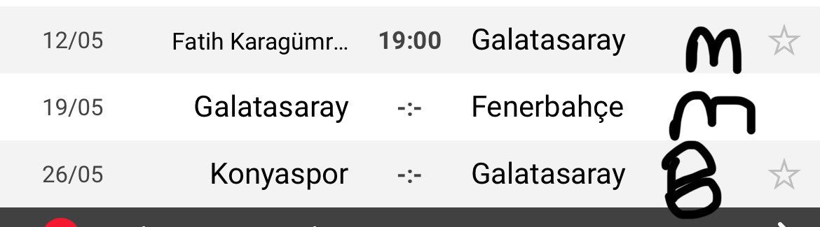 1- Fenerbahçe 99P
2- Galatasaray 97P
oldu bitti gitti hadi la