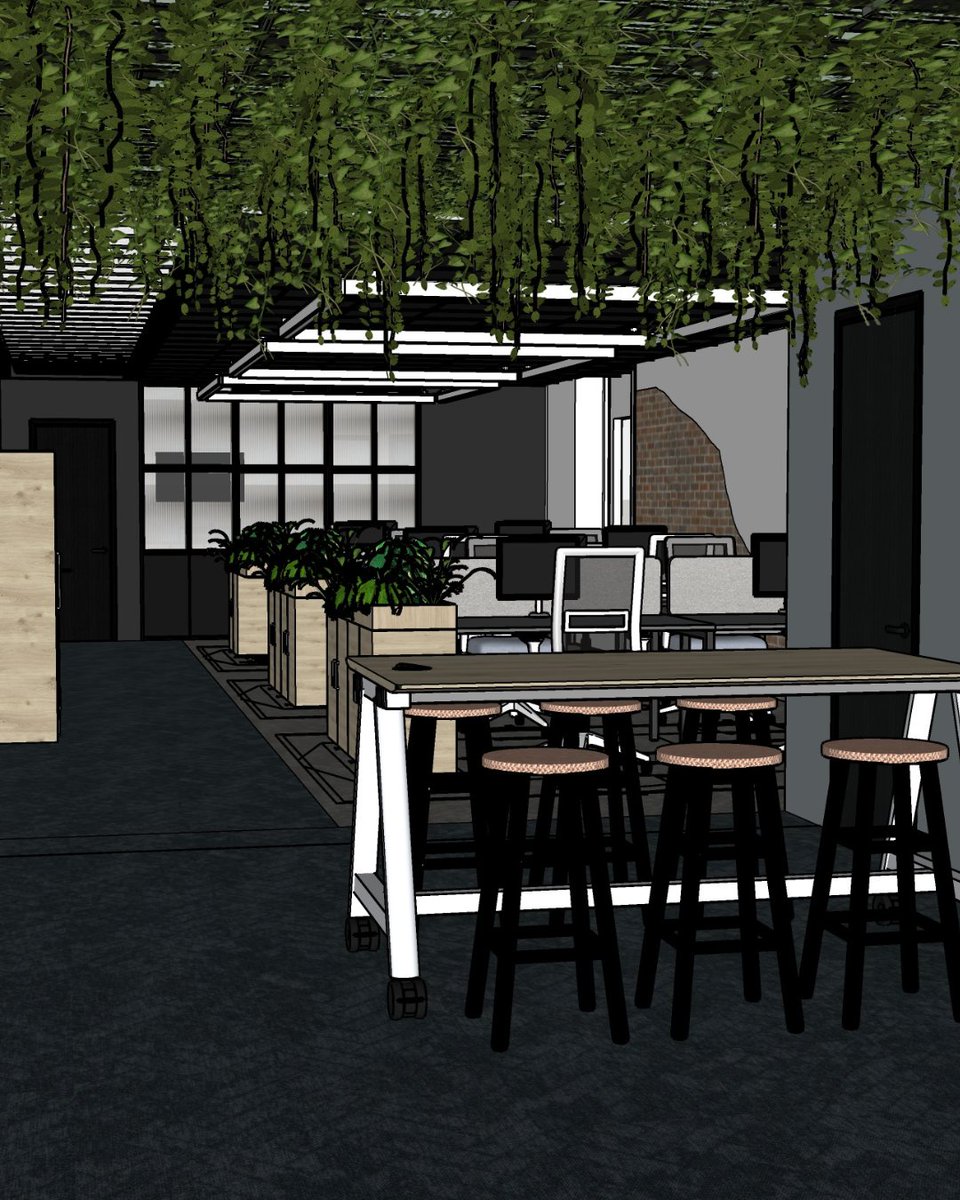 A preview of our latest #Office project 🖥️

The perfect blend of a modern & industrial interior scheme with a biophilic focus to ensure we're creating a space that supports wellbeing. Make sure you follow us for more updates!

#ModernInteriors #IndustrialInteriors #ModernOffice