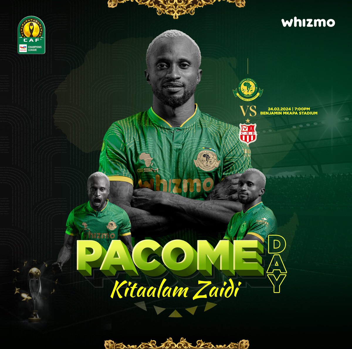 youngsc1935's tweet photo. 𝐏𝐀𝐂𝐎𝐌𝐄 𝐃𝐀𝐘 “Kitaalam Zaidi”

Mwananchi ni muda wa kupata Burudani ya Kimataifa Jumamosi ya tarehe 24.02.2024 kwenye Dimba la Benjamin Mkapa, 

Kata tiketi yako mapemaaaaa🔰💪🏽

#TimuYaWananchi 
#DaimaMbeleNyumaMwiko https://t.co/awOQMfHWHG