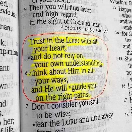Proverbs 3:5-6 ♥️