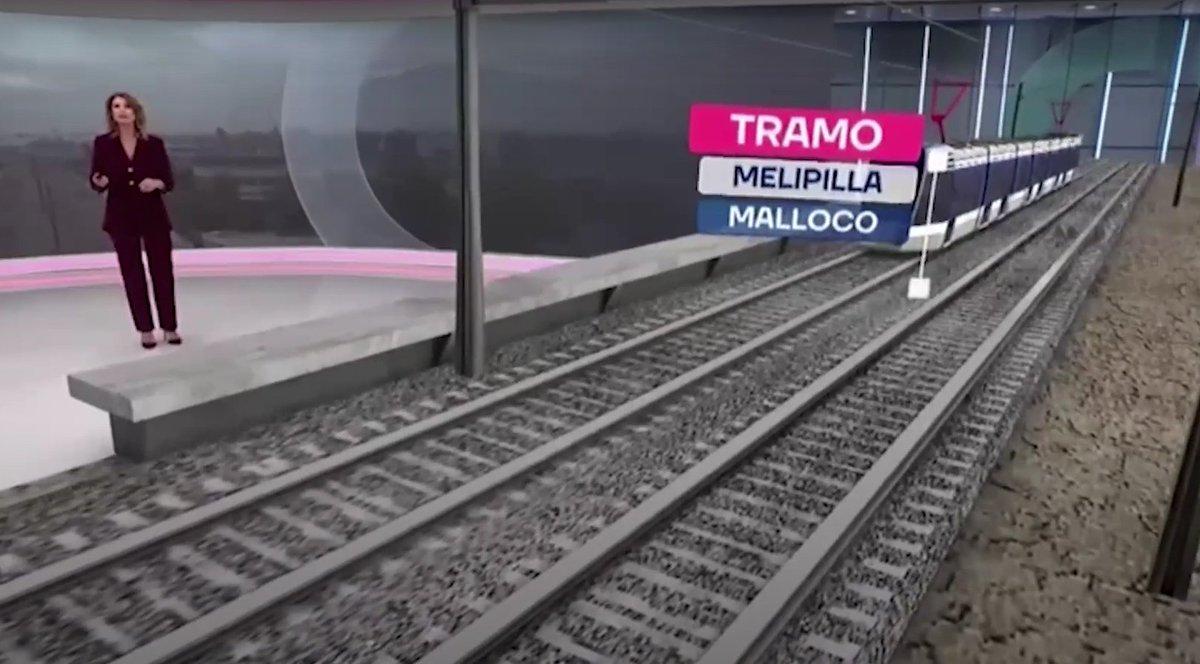 ¡La construcción del tren Melipilla, que beneficiará a más de 57 millones de pasajeros por año, está dando pasos clave para su pronta construcción 👏! Revisa la nota de @chilevision que rescata las características del megaproyecto y sus desafíos 👉 youtu.be/2GUB0C2Ppps