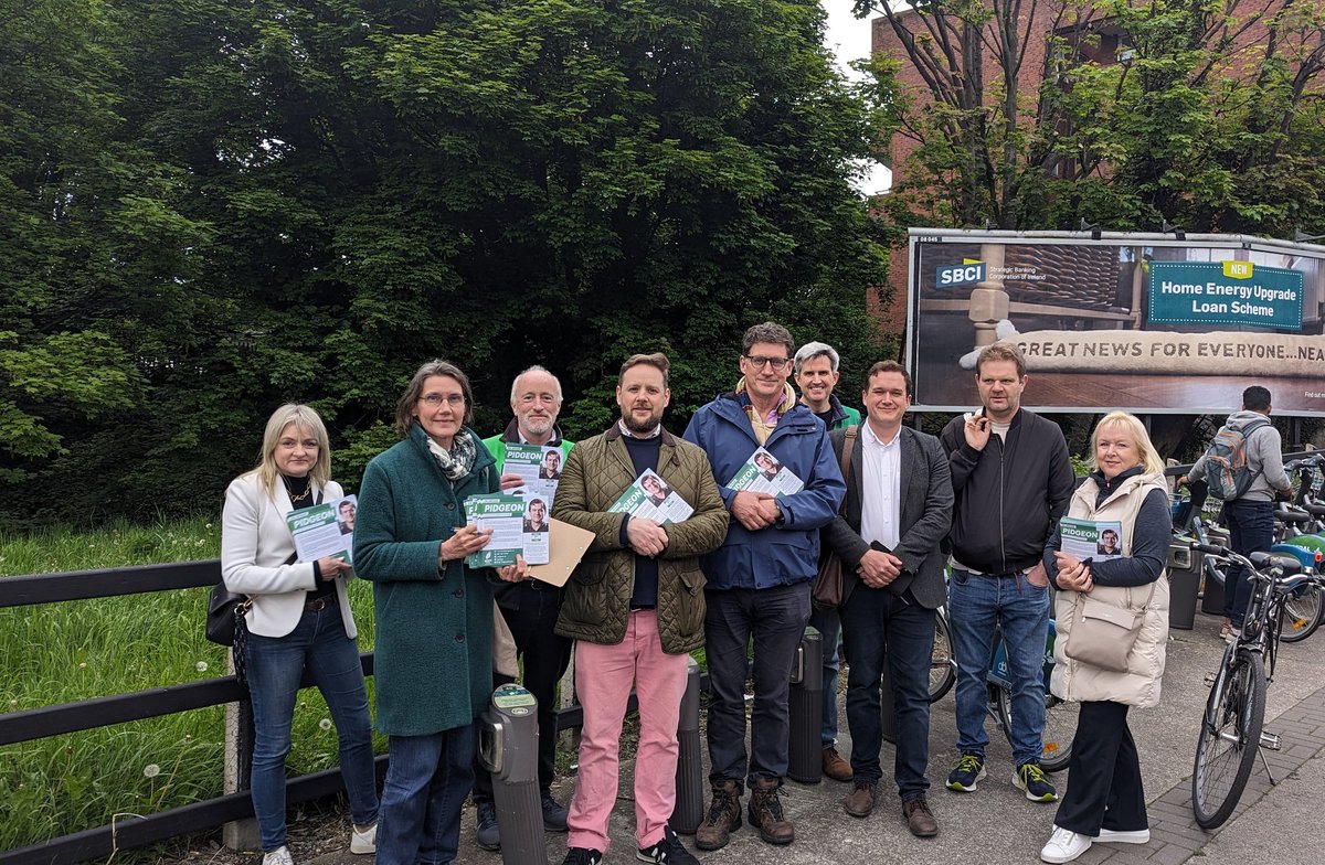 A great big canvass tonight in Inchicore, joined by @EamonRyan & @Costellop Our campaign across Dublin 8 is stepping up a gear: drop me a message if you want to get involved!