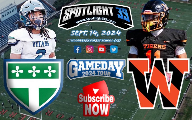 🏈Spotlight 39 Gameday 2024 Tour🏈 Trinity Episcopal (VA) vs Woodberry Forest (VA) Excited to get back in the woods for another star studded in state matchup! 🔗: spotlight39.com/2024gamedaytour