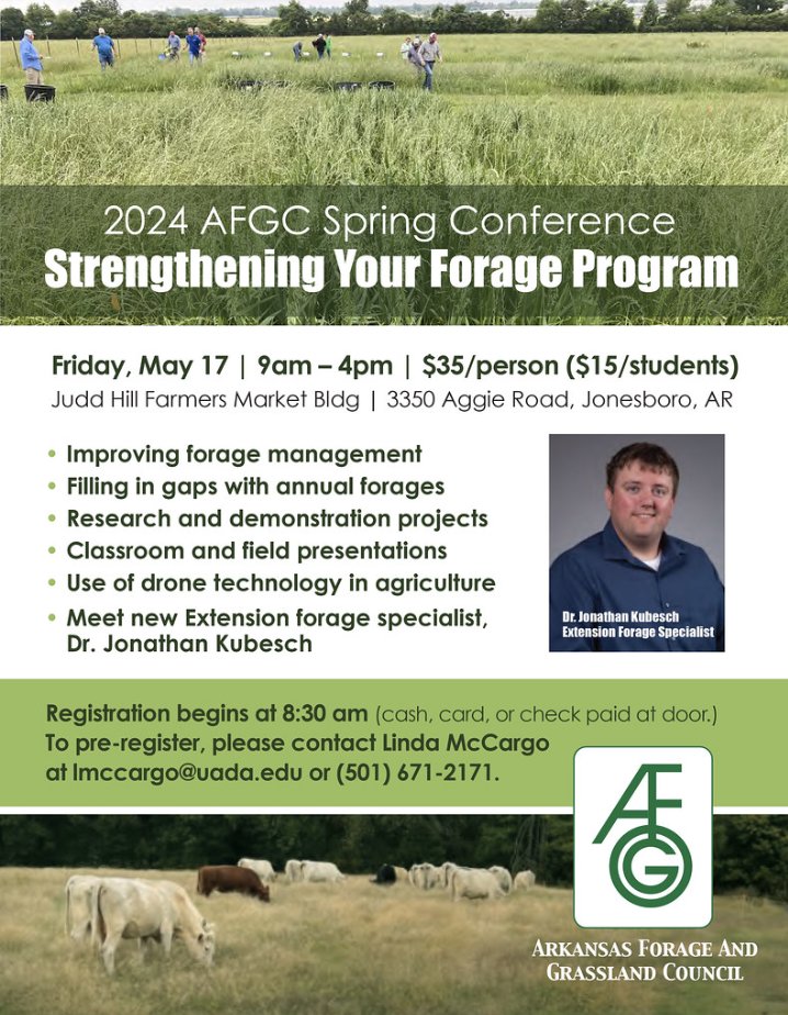 Up your #forage game! bit.ly/Spring-AFGC-24