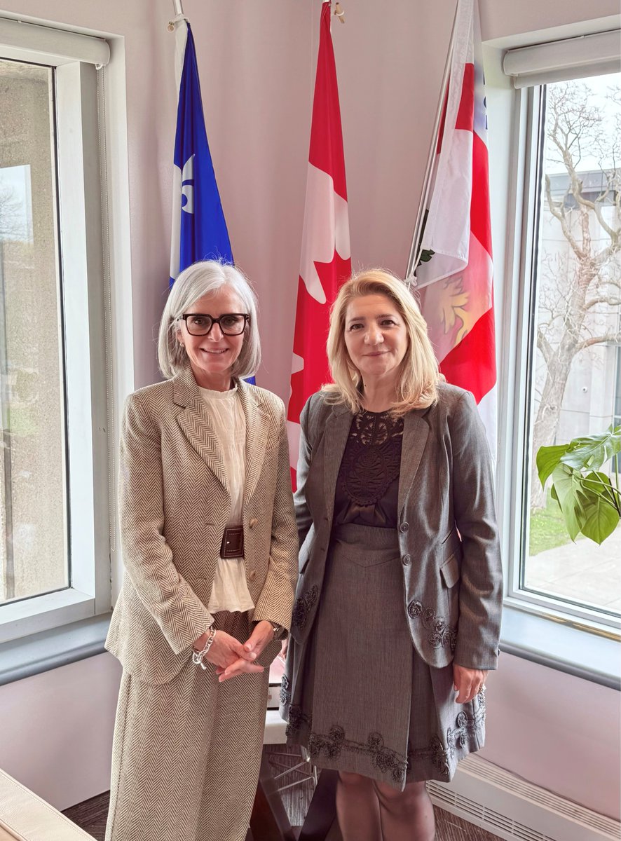 Meeting with Isabelle Hudon, the President and Chief Executive Officer of the Business Development Bank of Canada (@bdc_ca)! It is inspiring to learn how BDC helps entrepreneurs create and develop strong Canadian businesses.