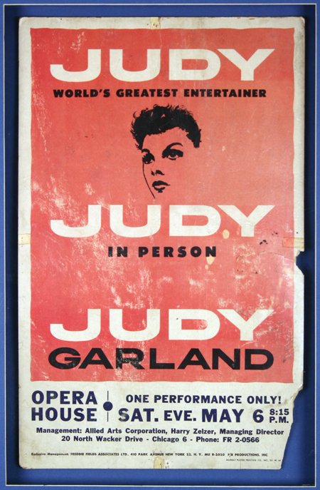 OTD ✨️ 

May 6, 1961 Opera House, Chicago, IL

#JudyGarland