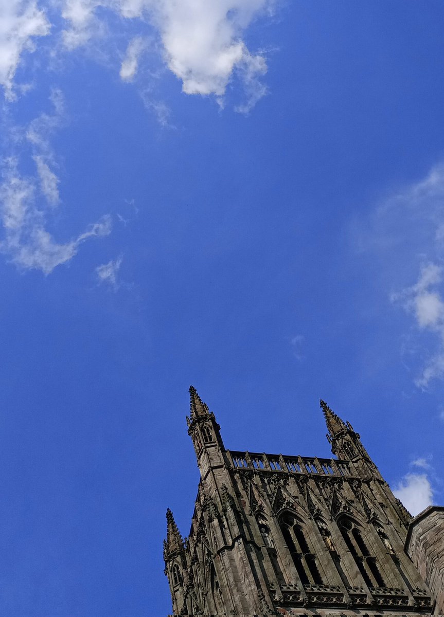 A  beautiful day to be up the tower of <a href="/WorcCathedral/">Worcester Cathedral</a>. Those 235 steps are all worth it...♥️