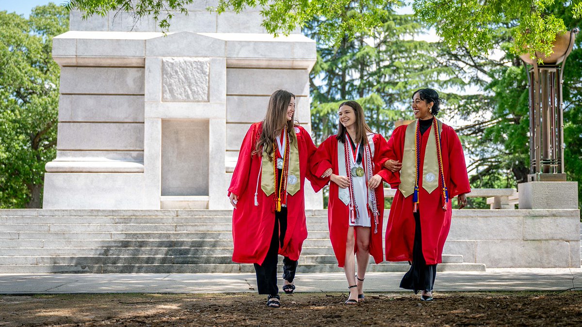 Nothing is as universal to the NC State experience as donning our favorite shade of red for a celebration — like when we’re cheering on both of our basketball teams in the Final Four or, in this case, this weekend's graduation. 🎓 Get to know #NCState24: ncst.at/irG150RxKyJ