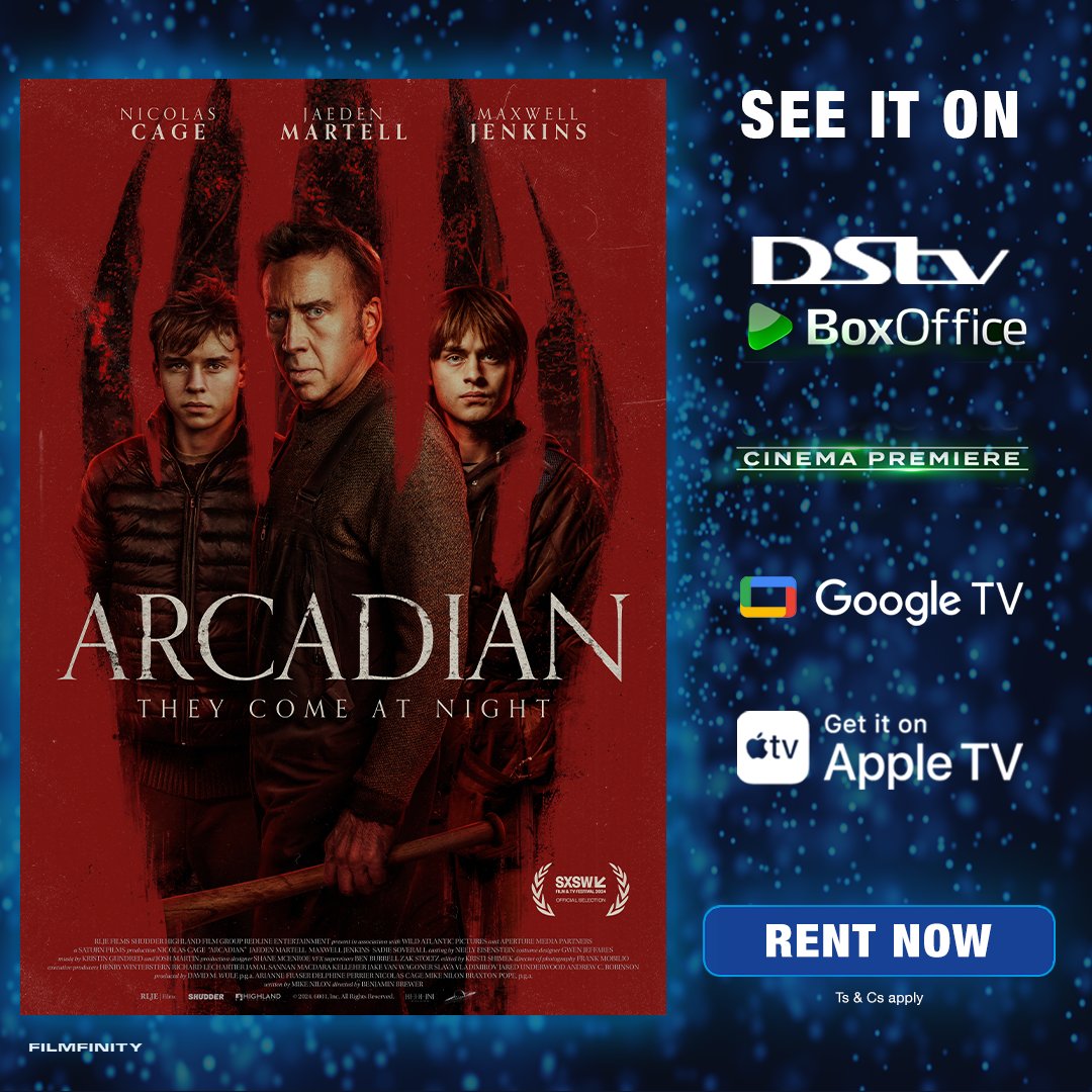 In a near future, normal life on Earth has been decimated. #Arcadian is now available to rent on VOD. Rent it on DStv BoxOffice, Google Play, iTunes, and Apple TV - levelk.dk/watch/arcadian…