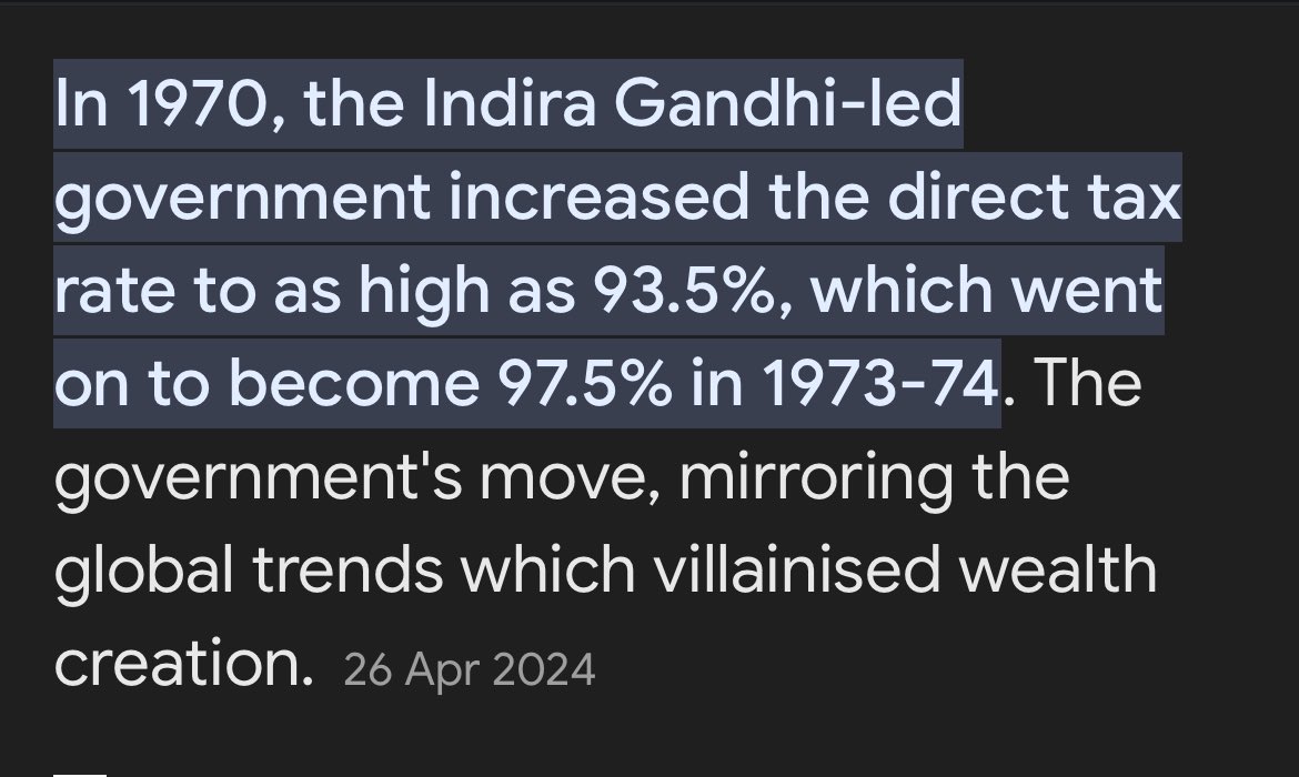 @SatijaSameera Forget illegal cash, congress was always anti Wealth generation as they levied Income tax of 97.75% . This was their development model. 
Get some air Miss chamchi. Seems you or your loved ones lost cash during demonitisation 😂😂