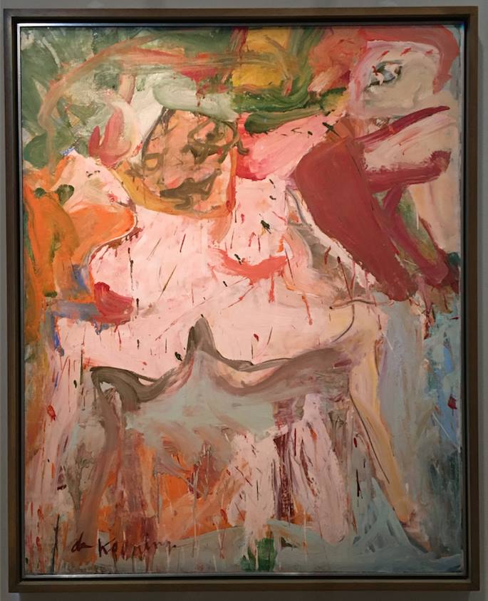 Willem De Kooning, The visit c1966-67, oil on canvas #art #painting #DeKooning