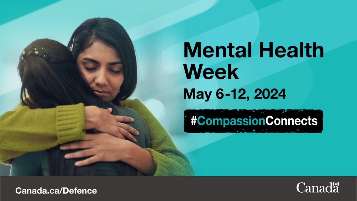 It’s #MentalHealthWeek from May 6-12, and we’re making a call to be kind—because #CompassionConnects us all. It isn’t just a way to help others—it’s also about being kind to ourselves. canada.ca/en/department-…