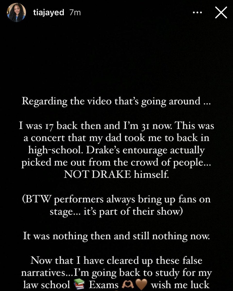 Girl from the stage vid with drake finally responds 👀