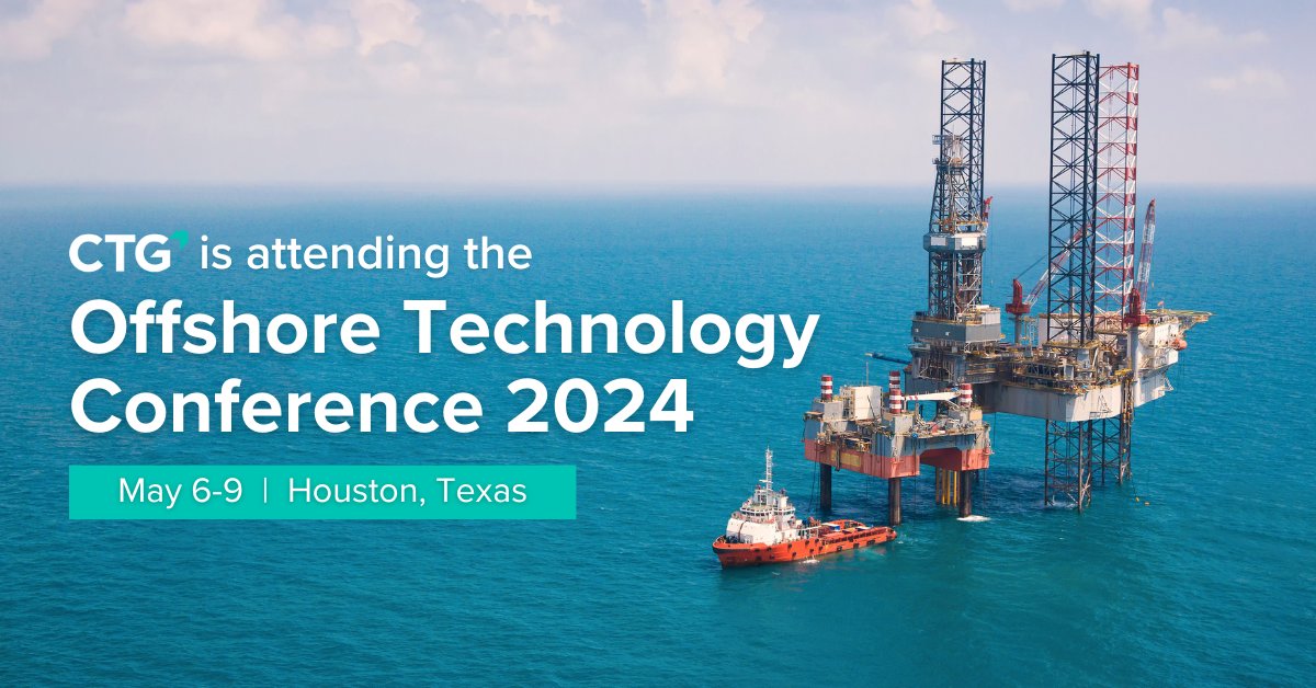 The Offshore Technology Conference kicks off today and CTG's energy experts are on-site and ready to connect! From navigating the latest advancements to crafting solutions that fit your needs, our team is here to help you achieve your offshore goals: bit.ly/4dlCojd