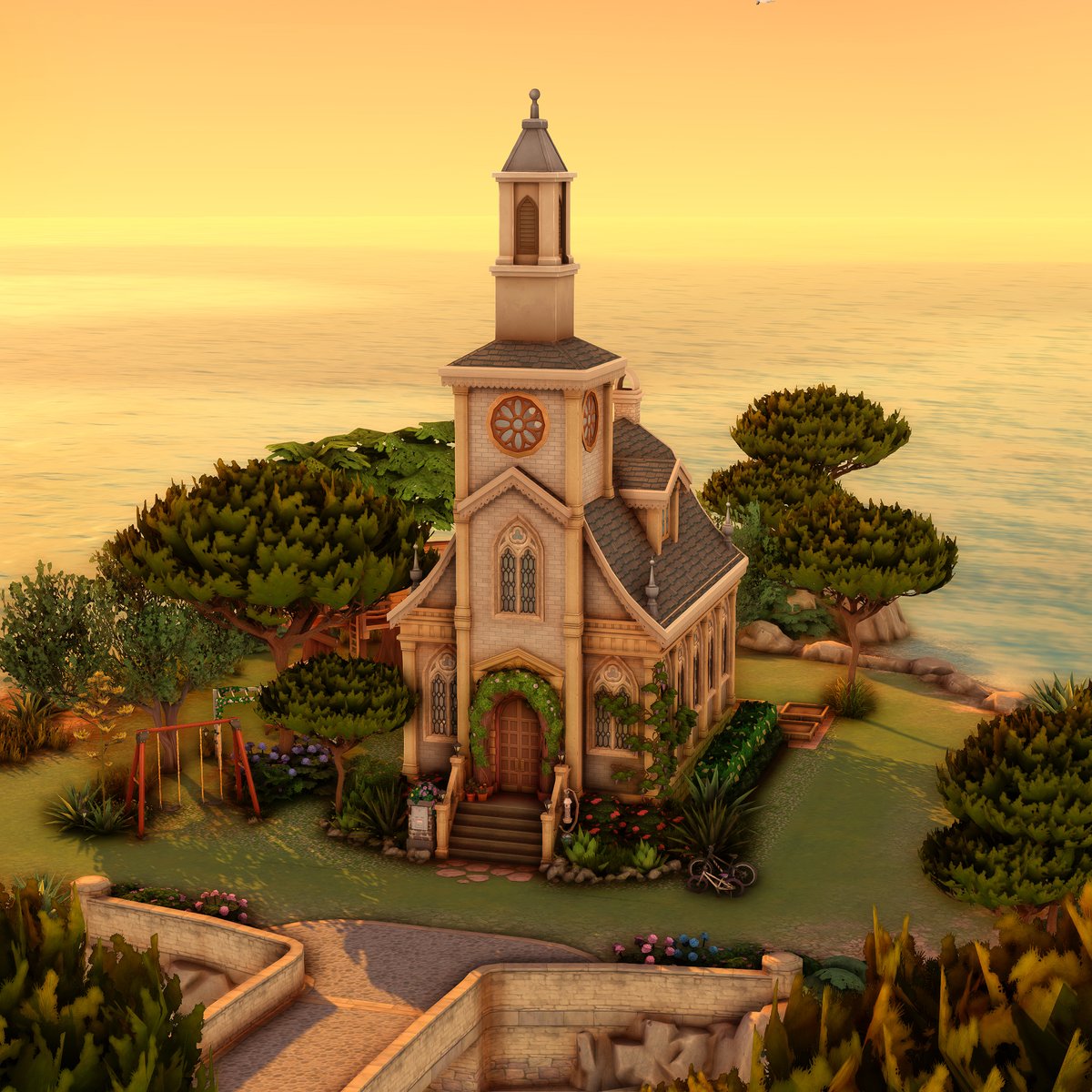 Converted Church House 💒 (No CC)

Located in the historic village of Tartosa, this old, tiny church offers unconventional living spaces with a breathtaking view! You can download this build via the gallery. My ID is volcantdoit 🔔 #TheSims4 #ShowUsYourBuilds