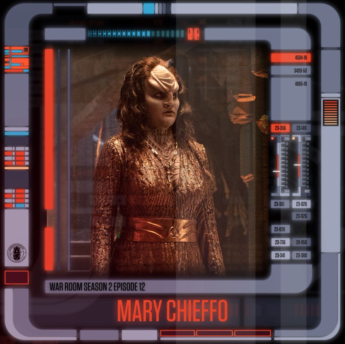 🚨WEDNESDAY'S EPISODE🚨

ALL GLORY TO THE KLINGON EMPIRE!

Our guest this week, in a blockbuster episode, is the magnificent Mary Chieffo (@marythechief) 🥳🥳

Join us from 4 GMT on Wednesday 🖖

#StarTrekDiscovery 
#StarTrek
#Klingon
#ByFansForFans