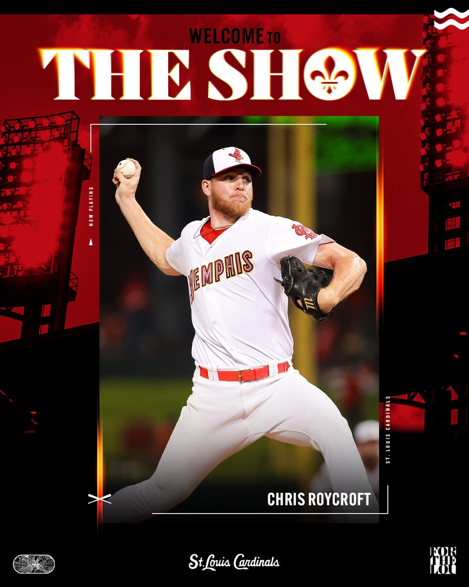 Roster Move: RHP Chris Roycroft has been selected from Memphis (AAA). He will wear uniform #58.

#ForTheLou