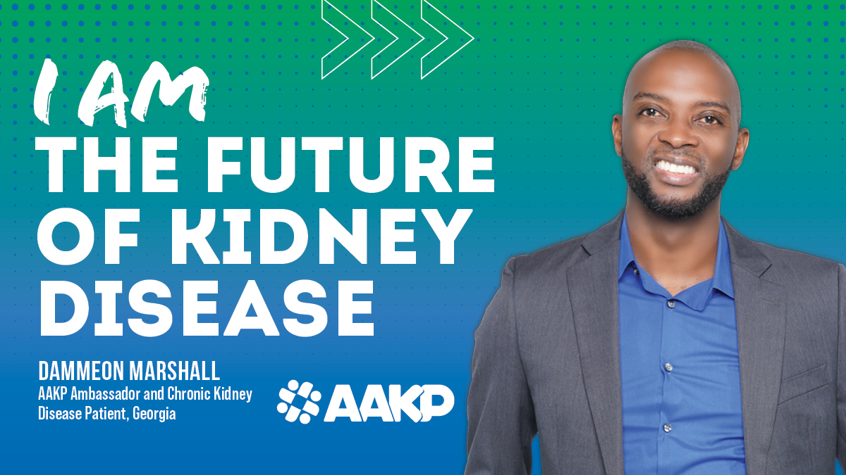 Meet Dammeon. After being diagnosed with kidney disease, he knew he needed a support system. Joining AAKP brought him hope and the opportunity to advocate for patients and disrupt status quo care. Be a part of the change, join AAKP today! bit.ly/joinAAKP