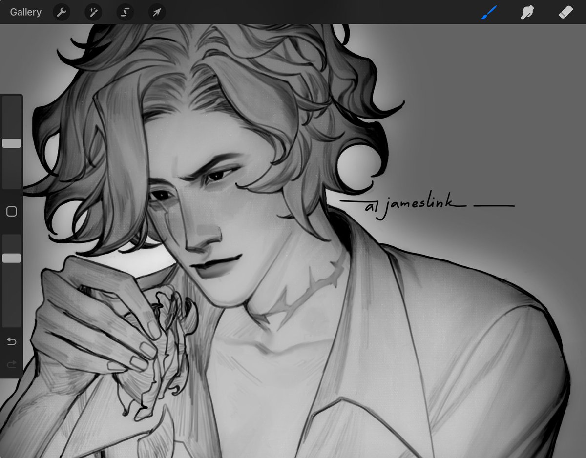 pensive and passionate evening