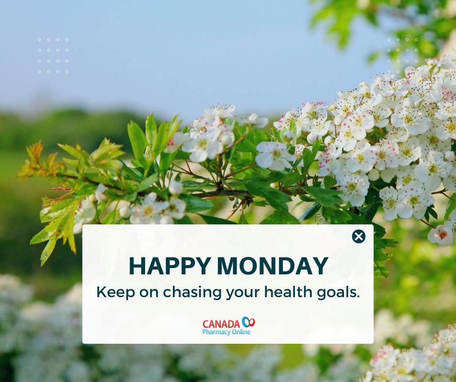 Happy Monday!

It’s another week to eat healthy 🥗, exercise 🚶‍♂️, and keep a positive mindset 🙌! 

#HappyMonday #MondayVibes #MondayMotivation #CPOHealth #CanadianPharmacy