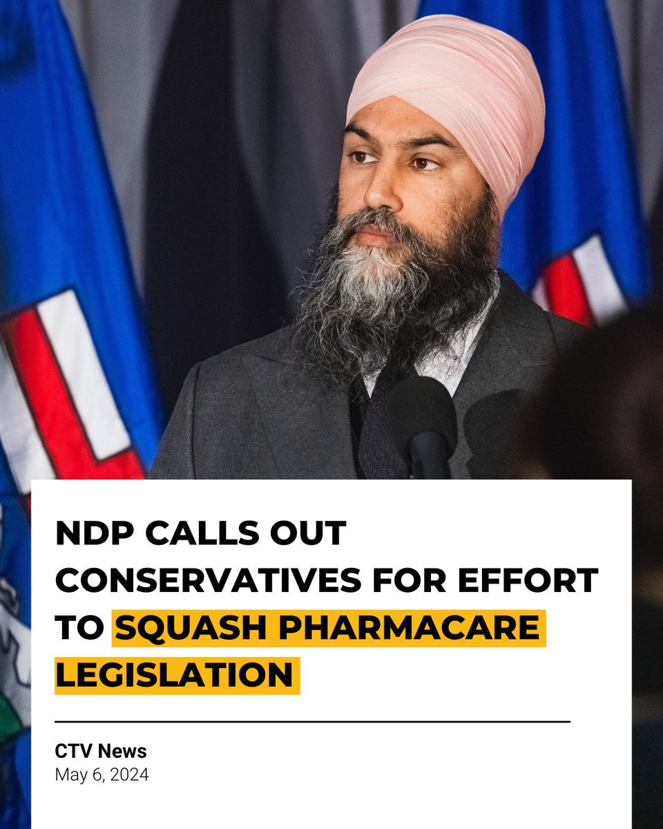 Pierre Poilievre is quietly trying to block a pharmacare plan that will provide Canadians free access to life-saving medications. Cruel. Callous. Conservatives. Jagmeet and the NDP are taking him on.