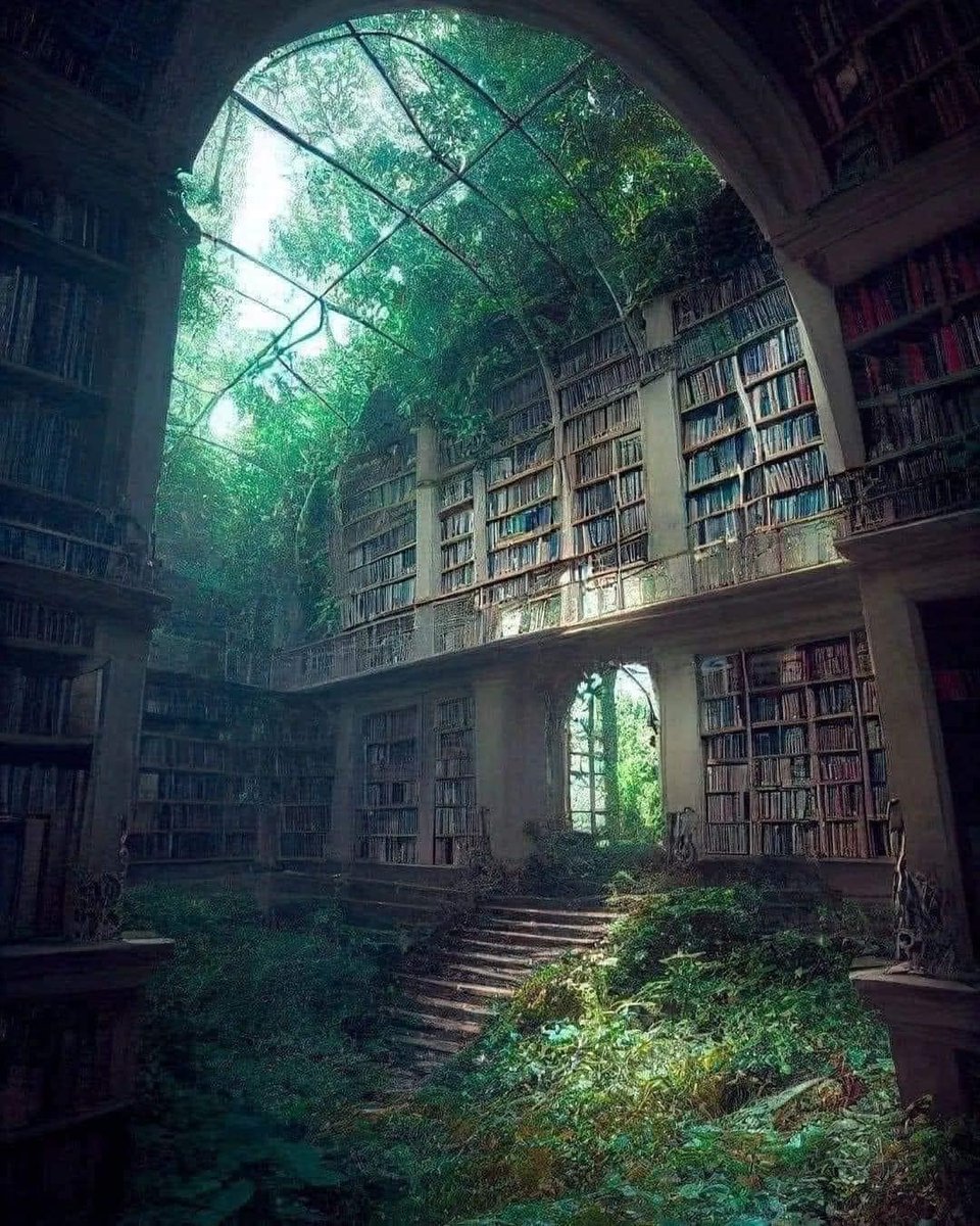 Do you want to read books here (An abandoned forgotten library)📙 Yes or no?