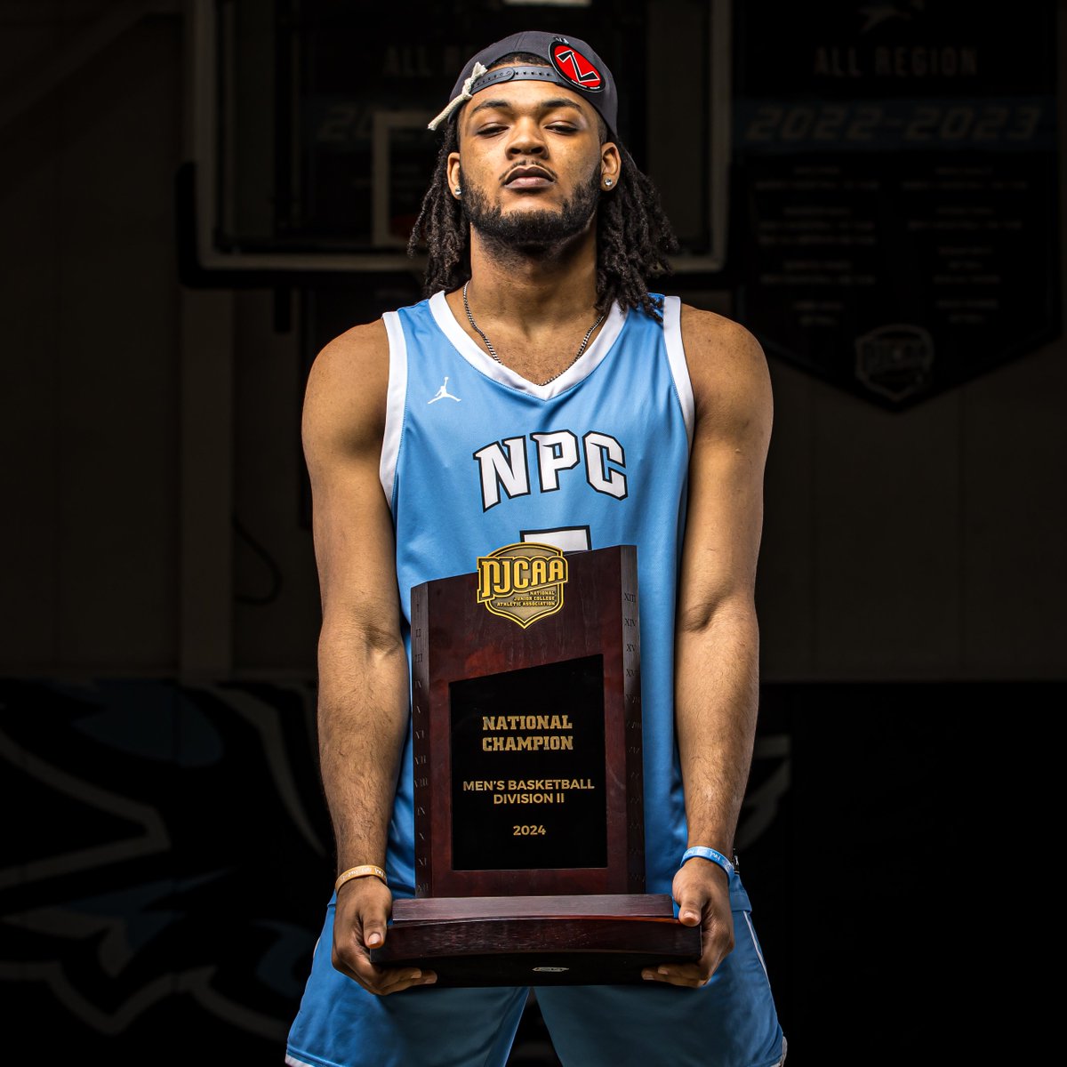 #NPCHawks sophomore forward Nakavieon White has been selected to the 2024 #NJCAA Men's Basketball All-Star Game May 18th in Las Vegas! Nakavieon will play for the North All-Stars, which will be led by NPC head coach Dillon Hargrove. Together, we win! #ThisIsNPC