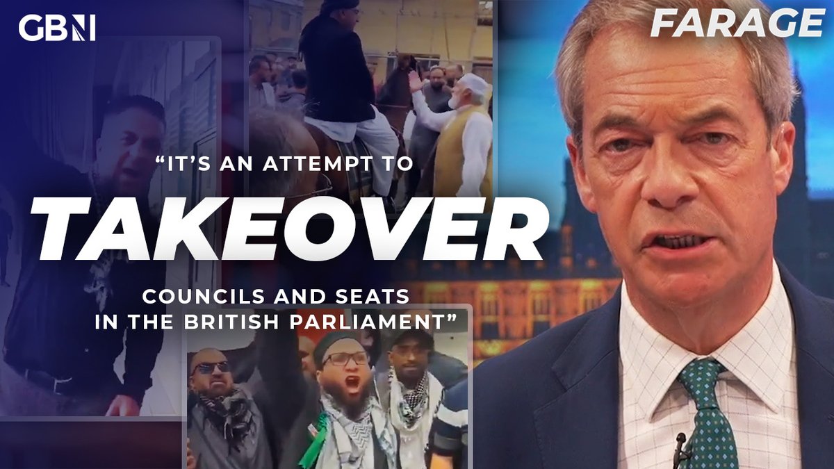 ‘This Is Our Country in 2024.’ @Nigel_Farage tackles the Muslim Vote and the Sectarian Political Takeover: 'When people come in large numbers, they bring their culture with them'. 📺 Watch it now: youtu.be/vUli54SL2Jk