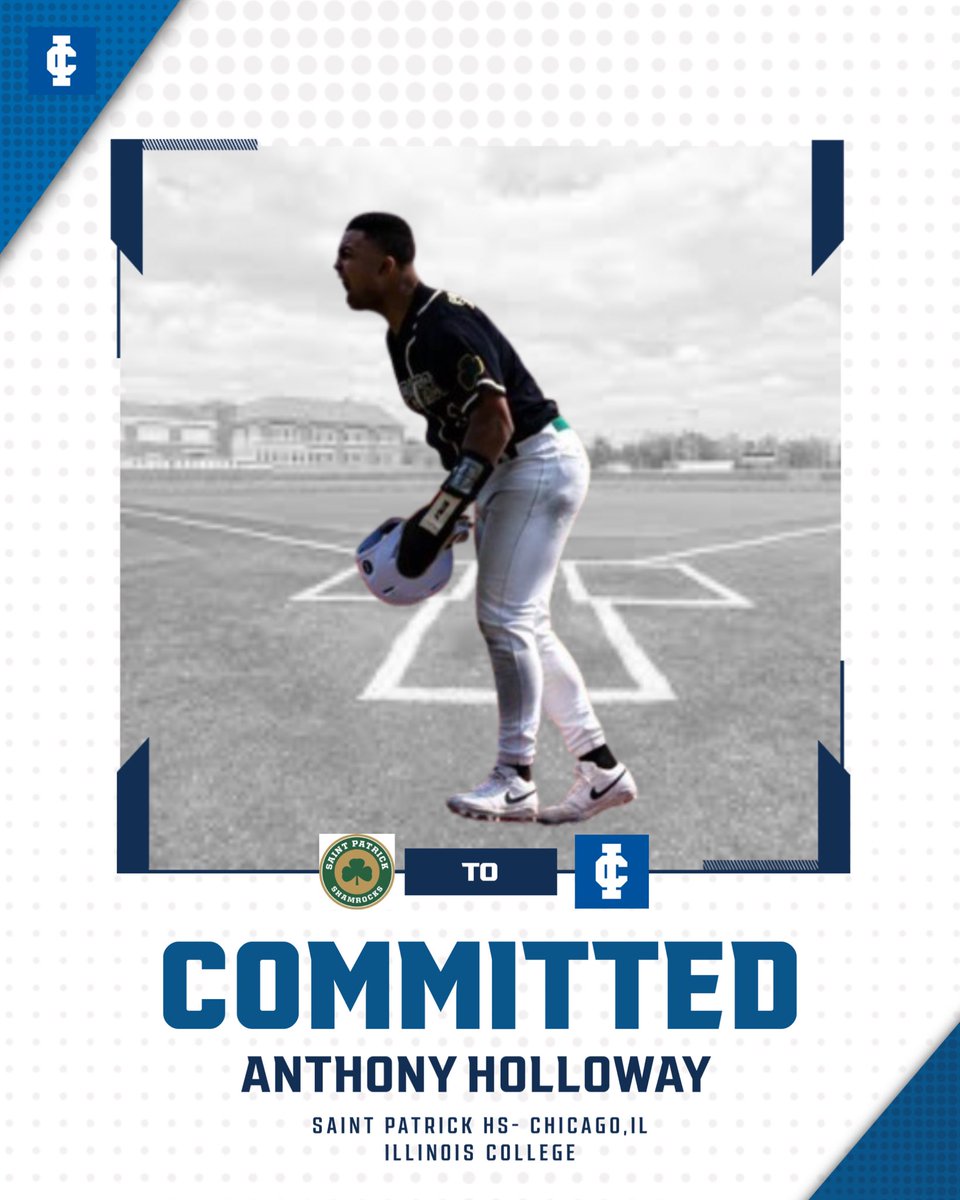 Anthony Holloway (@atholloway2024) on Twitter photo Next 4 💙💙💙. Excited to my academic and baseball career at Illinois College!! I also want to thank my teachers and coaches who helped get me this far!
<a href="/waddle1123/">Jake Waddle</a> <a href="/BlueboyBaseball/">Illinois College Baseball</a> <a href="/stpatsbaseball_/">Shamrock Baseball</a> <a href="/TopTierBaseball/">Top Tier Baseball 🇺🇸</a> <a href="/TStarke/">Tyler Starke</a> <a href="/CoachBrownAK/">AthleticKonnectionTraining</a> Next 4 💙💙💙. Excited to my academic and baseball career at Illinois College!! I also want to thank my teachers and coaches who helped get me this far!
<a href="/waddle1123/">Jake Waddle</a> <a href="/BlueboyBaseball/">Illinois College Baseball</a> <a href="/stpatsbaseball_/">Shamrock Baseball</a> <a href="/TopTierBaseball/">Top Tier Baseball 🇺🇸</a> <a href="/TStarke/">Tyler Starke</a> <a href="/CoachBrownAK/">AthleticKonnectionTraining</a>