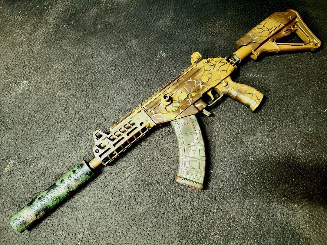 Gold is for the honey. #silencercentral (h/t ig rogue_gunn_works)